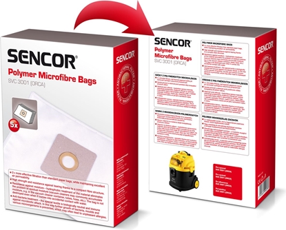 Picture of Worek do odkurzacza Sencor SVC3001, 5 sztuk (40022755)