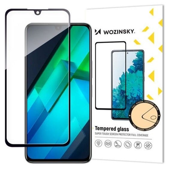 Picture of Wozinsky - Infinix Note 12 G96 Full Screen Protector Full Glue Tempered Glass Black