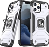 Picture of Wozinsky Apple iPhone 13 Pro Max Ring Armor Case Kickstand Tough Rugged Cover Silver