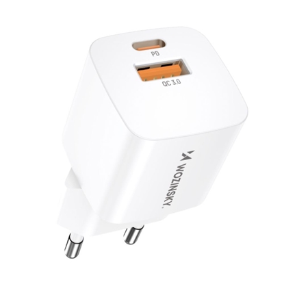 Picture of Wozinsky Wozinsky CMWCW 20W USB-C / USB-A wall charger - white