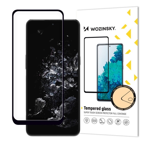 Picture of Wozinsky Wozinsky Full Glue Tempered Glass Full Screen Tempered Glass for OnePlus 10T / OnePlus Ace Pro 9H Full Screen with Black Frame