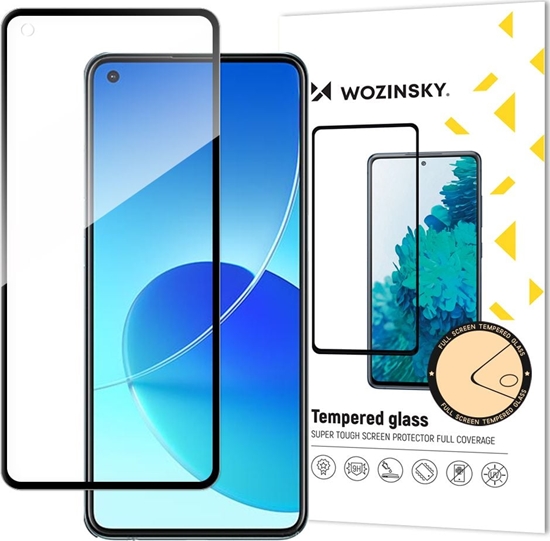 Picture of Wozinsky Wozinsky super wytrzymae szko hartowane Full Glue na cay ekran z ramk Case Friendly Oppo Reno6 4G czarny