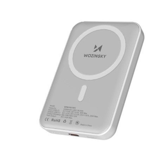 Изображение Wozinsky 10.000 mAh Magnetic Power Bank White