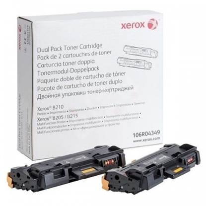 Picture of Xerox 106R04349 toner cartridge 2 pc(s) Original Black