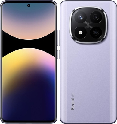 Picture of Xiaomi Redmi | Note 14 Pro+ | Lavender Purple | 6.67 " | AMOLED | 1220 x 2712 pixels | Qualcomm | Snapdragon | Internal RAM 12 GB | 512 GB | Dual SIM | 5G | Main camera resolution 50+50+8 MP | Secondary camera resolution 20 MP | Android | 14