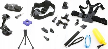 Picture of Xrec Zestaw / Akcesoria Monotaowe Do Gopro Go Pro Hero 4 3 3+ 2 1 / Sjcam Sj4000 Sj5000 Sj6000