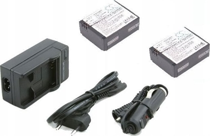 Picture of Xrec ZESTAW 2x BATERIA + ADOWARKA do GoPro Hero 3 3+