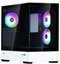 Attēls no Zalman P30 PC-Gehäuse, Mini-Tower, mATX, Tempered Glass - schwarz / weiß