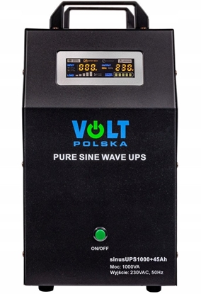 Picture of Zasilacz awaryjny SINUS UPS 1000 + 45Ah (700/1000W) [1,5m przewód]