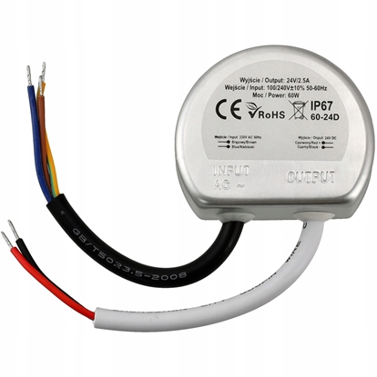 Picture of ZASILACZ IMPULSOWY 24V/2.5A-TP MW POWER