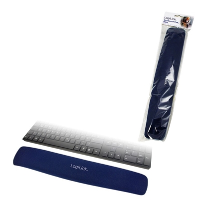 Attēls no Żelowa podkładka pod klawiaturę, niebieska
