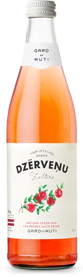 Picture of Zelteris GARDU MUTI Dzērveņu, stiklā, 0.5l (DEP)