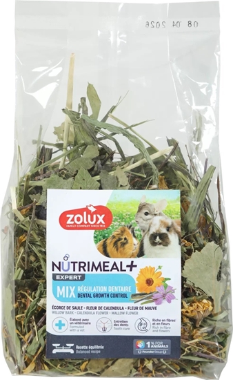 Picture of ZOLUX Mieszanka regulacja zbów królik/kawia/szynszyla NUTRIMEAL MIX 100g