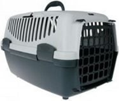 Picture of Zolux Transporter GULLIVER 3 z plastikowymi drzwiczkami jasnoszary/ciemnoszary