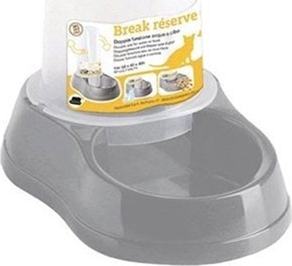 Picture of Zolux ZOLUX Dystrybutor pokarmu/wody BREAK 0,65 l kol. szary (474303GPI)