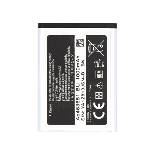 Picture of - AB463651BE Battery for Samsung Li-Ion 1000mAh (OEM)