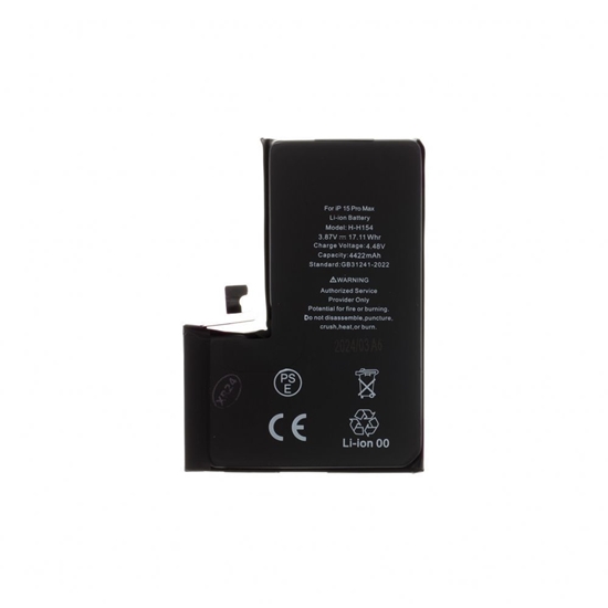 Picture of - Battery for iPhone 15 Pro Max 4422mAh Li-Ion (Bulk)