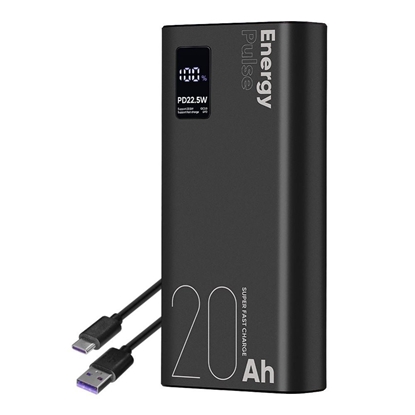 Attēls no - OBAL:ME EnergyPulse Powerbank 20000mAh 22.5W Black