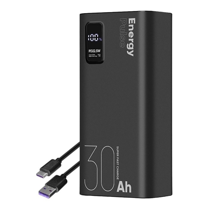 Attēls no - OBAL:ME EnergyPulse Powerbank 30000mAh 22.5W Black