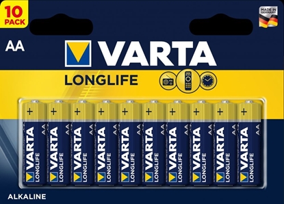 Picture of - Varta Longlife AA Battery 10pcs