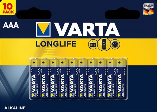 Picture of - Varta Longlife AAA Battery 10pcs