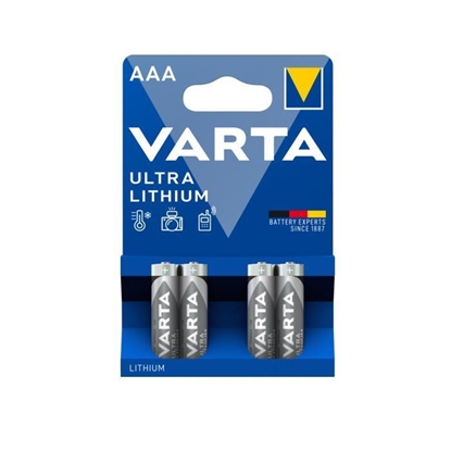 Picture of - Varta Ultra Lithium AAA Battery 4pcs