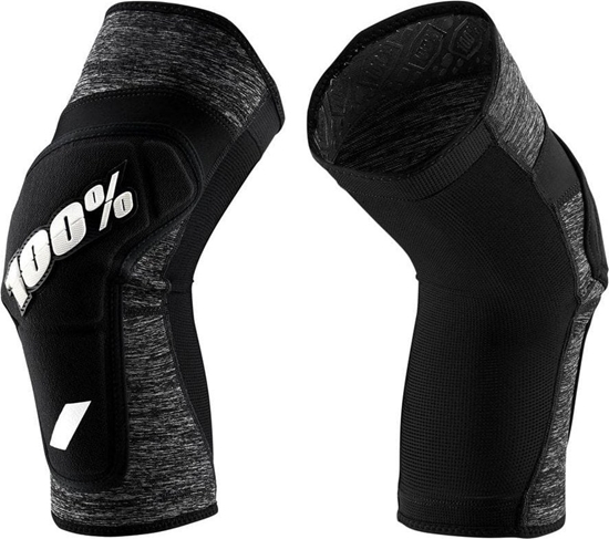 Изображение 100% Ochraniacze na kolana 100% RIDECAMP Knee Guard grey heather black roz. L (NEW)