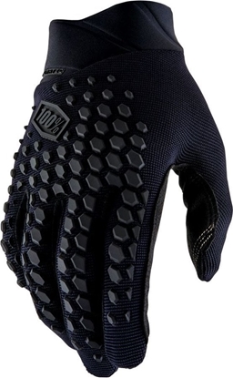 Attēls no 100% Rkawiczki 100% GEOMATIC Gloves Black/Charcoal - XXL (dugo doni 209-216 mm) (NEW 2022)