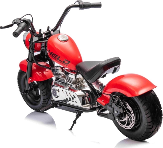 Изображение 1PUNKT Pojazd Motorek Chopper Warrior Czerwony
