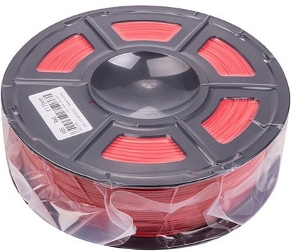 Attēls no 3D spausdinimo plastikas ABS, 1.75mm, 1kg, raudonas
