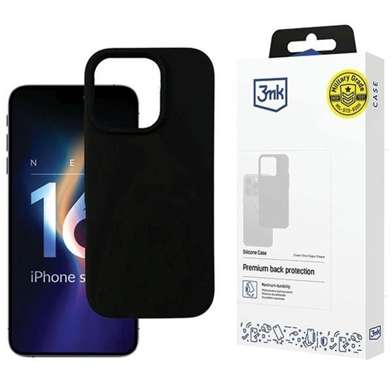 Picture of 3MK 3MK Silicone Case iPhone 16 Pro Max 6.9" czarny/black