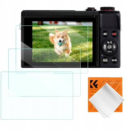 Attēls no 3x Zestaw Osona Szko 9h Na Ekran Canon G9x Ii G7x Iii G7x Ii G5x Ii / K&f Concept / Sku.2193