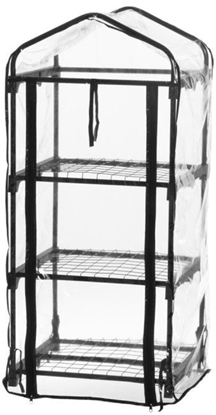 Attēls no 4Living Vertikalus iltnamis su 3 lentynomis, juodas