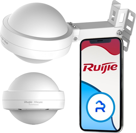 Picture of Access Point Reyee Access Point AC1300 | Wi-Fi 5 - 802.11ac - 1267Mbps | 2 porty 1Gbit | Zasilany PoE++ | Zewntrzny IP68 (RG-RAP6202(G))