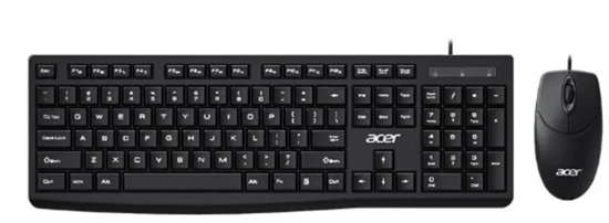 Picture of Acer OAK040 Wired Keyboard + Mouse USB / ENG