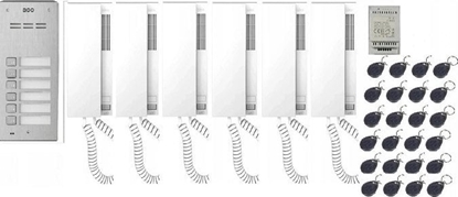 Изображение ACO ACO FAM-P-6NPACC NT panel natynkowy 6-lokali czyt. brel.
