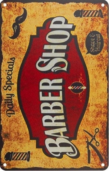 Picture of Activeshop Tablica ozdobna barber B045