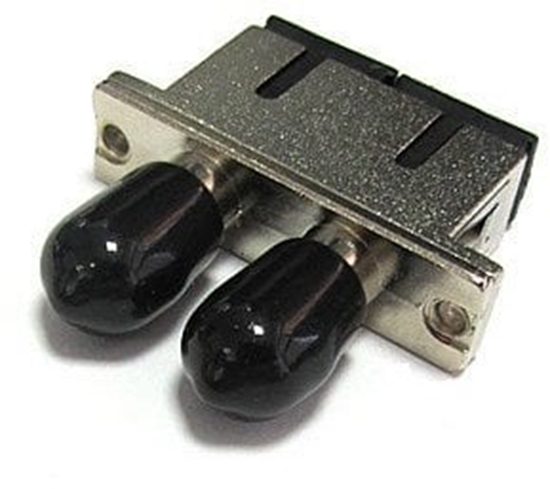 Picture of Adapter wiatowodowy hybrydowy SC/UPC - ST/UPC duplex SM