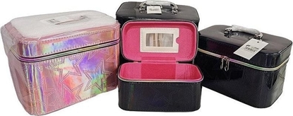 Attēls no Adar Kuferek M z lusterkiem na zamek 21x14x13cm MIX