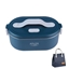 Attēls no Adler | Electric lunch box with thermal bag | AD 4522 | 0.8 L | Plastic/Stainless steel | Blue | Lid included