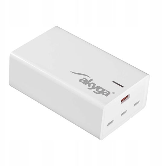 Picture of adowarka USB AK-CH-25 USB-A + 3x USB-C PD 5-28V / max. 5A 140W Quick Charge 3.0 GaN