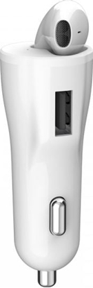 Attēls no adowarka XO XO adowarka samochodowa suchawka bluetooth CB1 biaa 1USB 18W