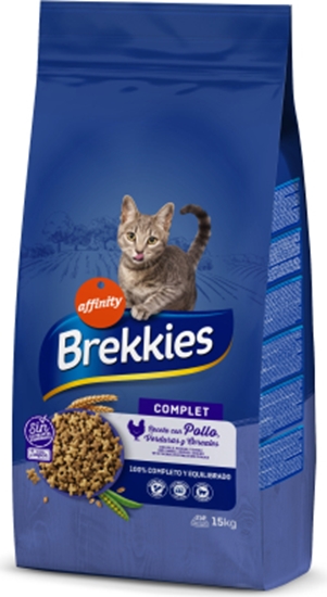 Picture of AF BREKKIES cat Complet Vegetables & Chicken 15,0kg