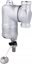 Attēls no Afriso Separator zanieczyszcze FAR 202, chromowany, z magnesem i zaworem spustowym, ruchome przycza Rp1'', przepwy max 2,5 m3/hA