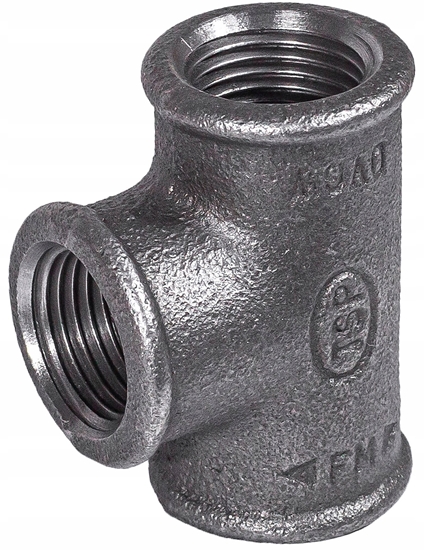 Picture of AGAflex Trójnik nakrtny 1 CZARNY