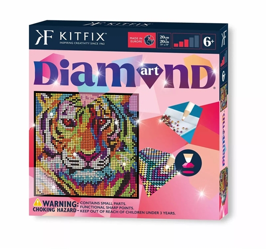 Изображение Airfix KITFIX DIY set Diamond Art Tiger