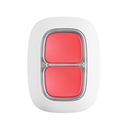 Attēls no Ajax DoubleButton White Wireless Panic Button with Dual-Press Protection