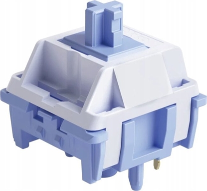 Picture of Akko AKKO Creamy Cyan Switches, mechanisch, 5-Pin, clicky, MX-Stem, 50g - 45 Stck