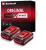 Picture of Akku Power-X-Change Plus TWIN-PACK 18Volt 3,0Ah(rot/schwarz, 2 Stück, ohne Ladegerät)