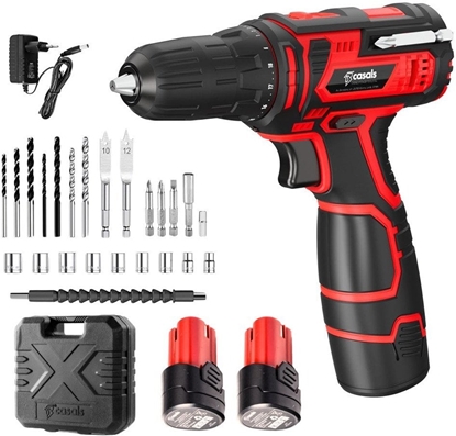 Attēls no Akumulatorowa wiertarko-wkrtarka 12V CASALS CID1251BCA